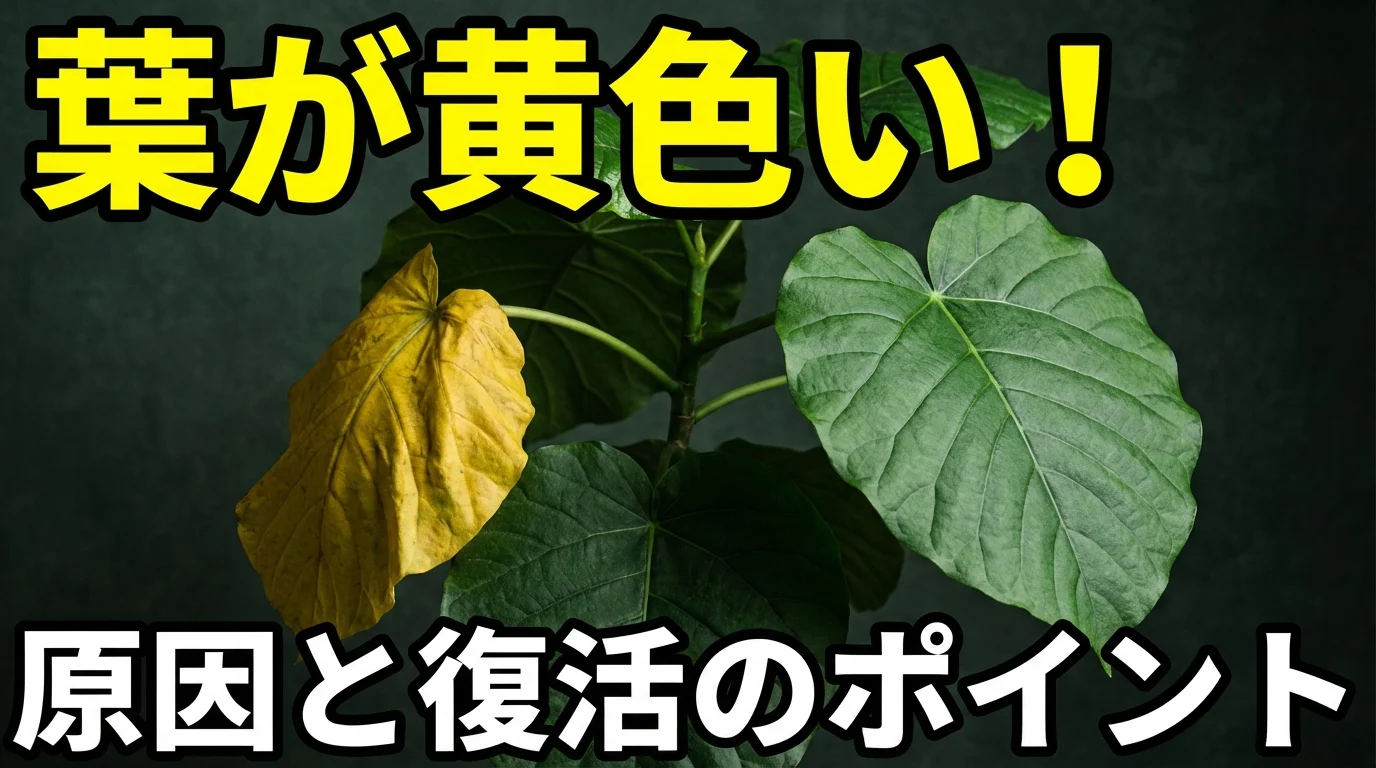 ウンベラータの葉が黄色くなる原因と対処法!復活させるポイント
