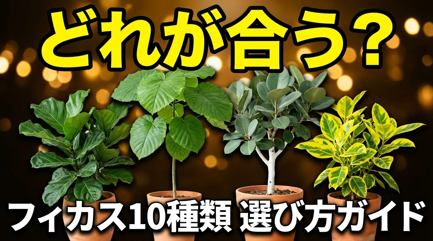 フィカス(ゴムの木)の人気種類10選!お部屋に合う選び方ガイド