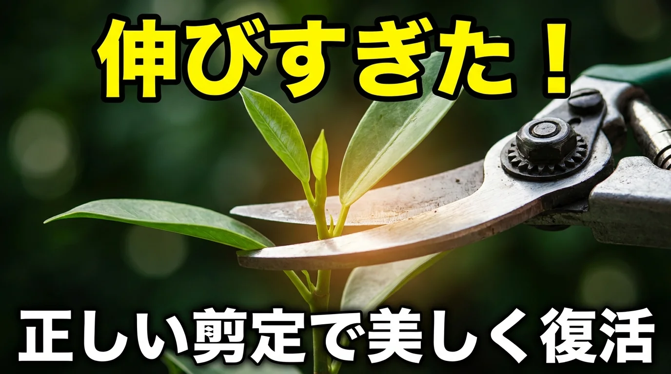 観葉植物の剪定完全ガイド|時期・方法・失敗しないコツを徹底解説