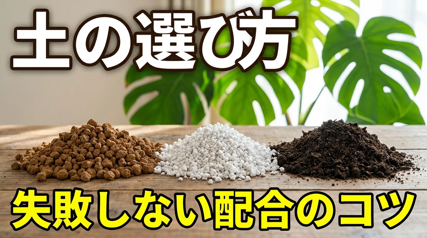 観葉植物の土の選び方完全ガイド|基本配合から室内向き用土まで役立つコツ