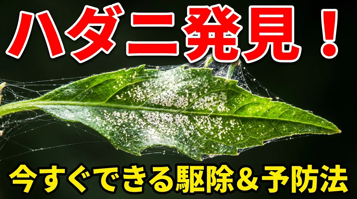 観葉植物のハダニ対策完全ガイド|発生原因から駆除・予防まで徹底解説