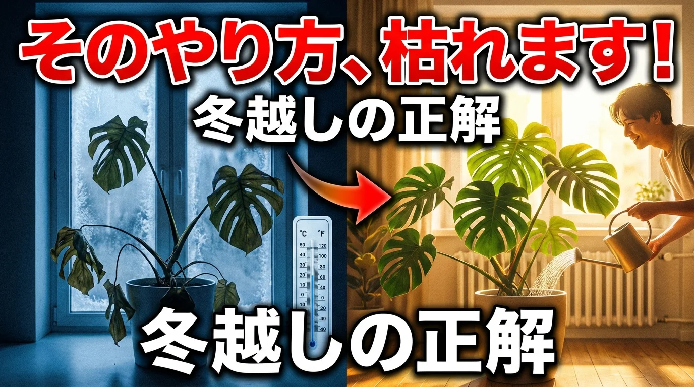 観葉植物の冬越し完全ガイド|枯らさないための5つの基本ルール