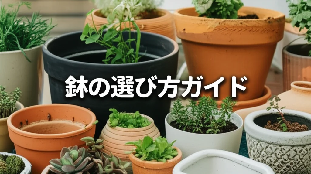 観葉植物の鉢の選び方ガイド|素材・サイズ・デザインで失敗しないコツ