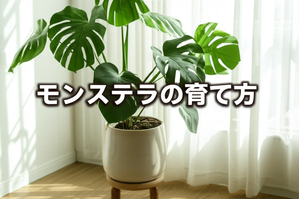 モンステラの育て方完全ガイド|水やり・置き場所・植え替えまで徹底解説