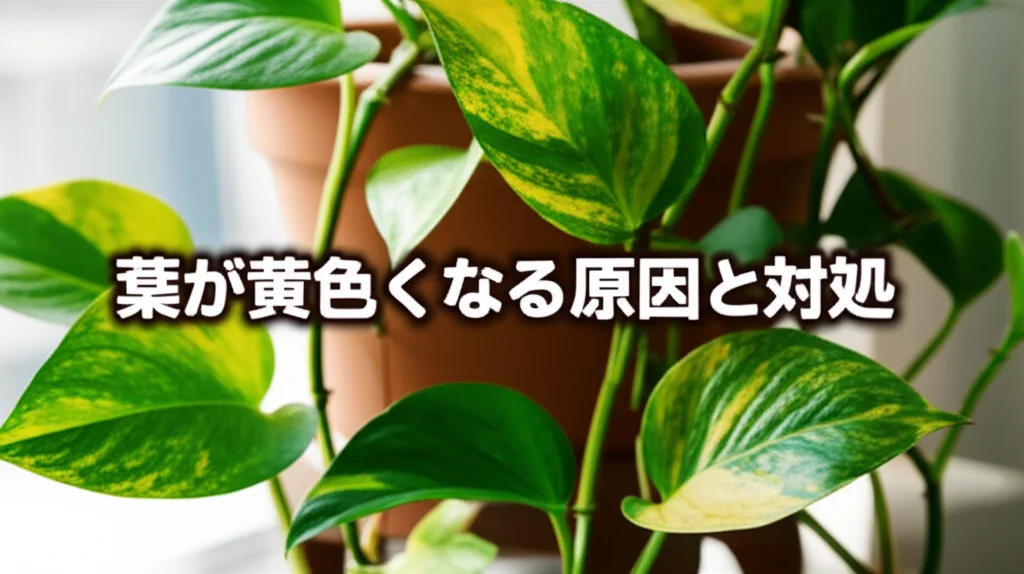 ポトスの葉が黄色くなる原因7つと対処法|復活させるコツを解説